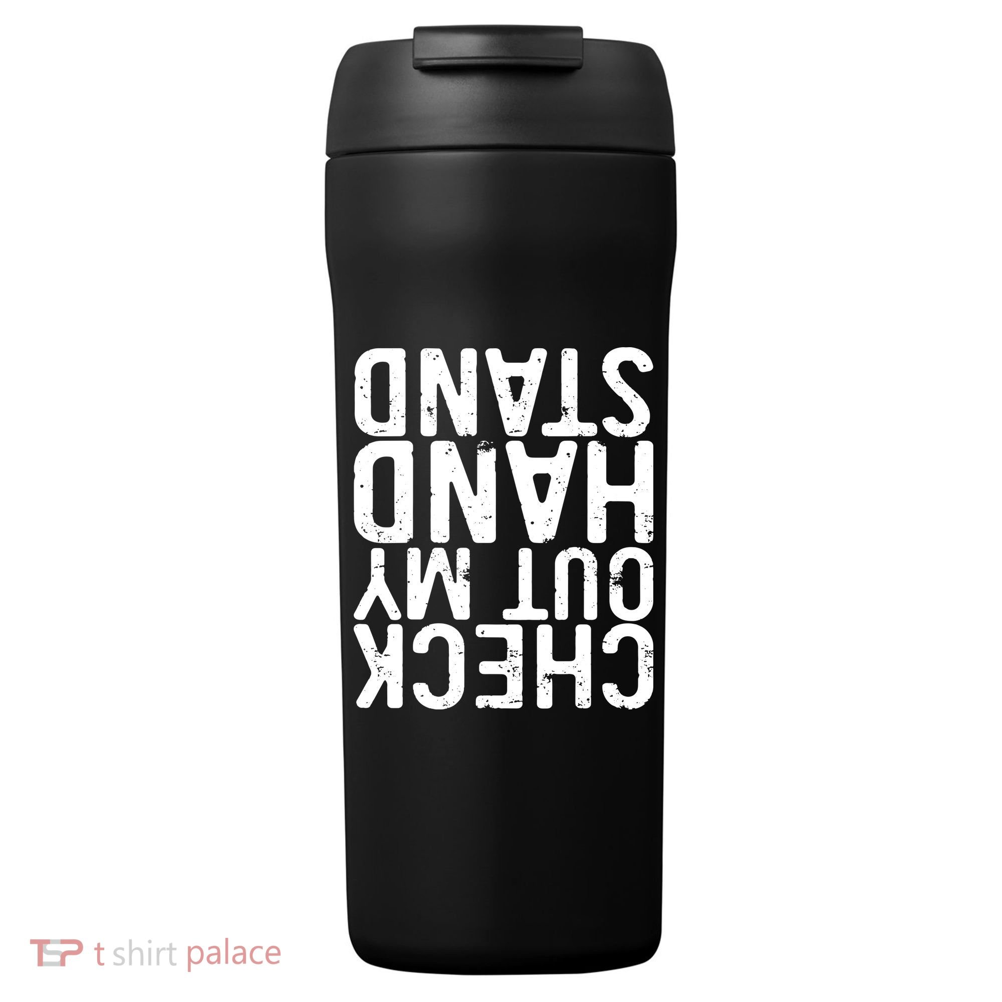 Check Out My Handstand Funny Gymnastics 24oz Duet Stainless Steel Tumbler