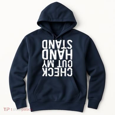 Check Out My Handstand Funny Gymnastics Hoodie