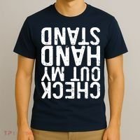 Check Out My Handstand Funny Gymnastics T-Shirt thumb 3