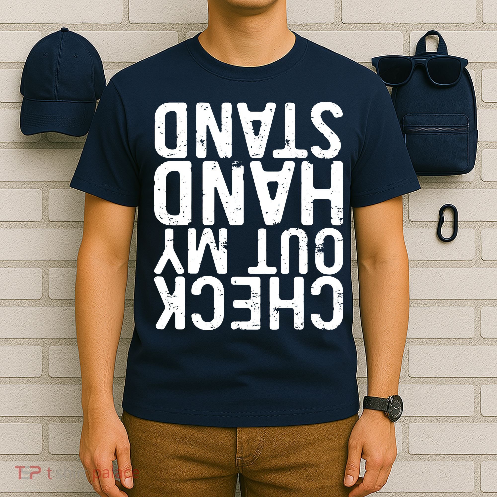 Check Out My Handstand Funny Gymnastics T-Shirt