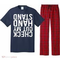 Check Out My Handstand Funny Gymnastics Pajama Set thumb 0