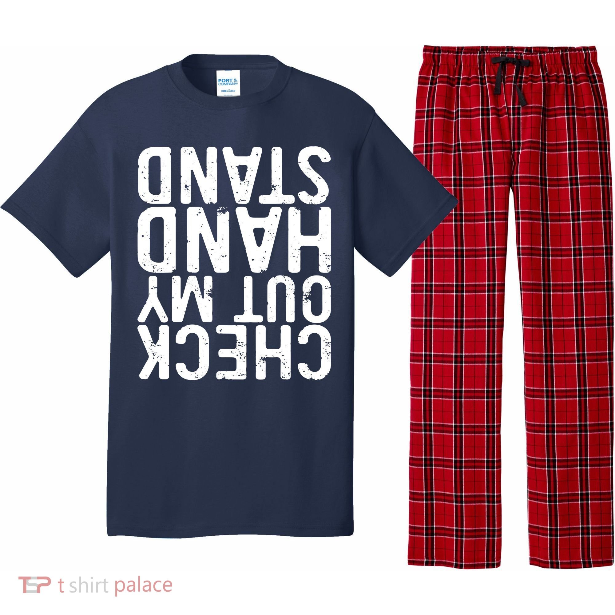 Check Out My Handstand Funny Gymnastics Pajama Set