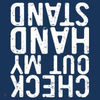 Check Out My Handstand Funny Gymnastics Baby Bodysuit thumb 2