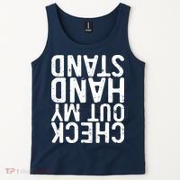 Check Out My Handstand Funny Gymnastics Tank Top thumb 2