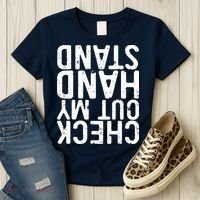 Check Out My Handstand Funny Gymnastics Women's T-Shirt thumb 3