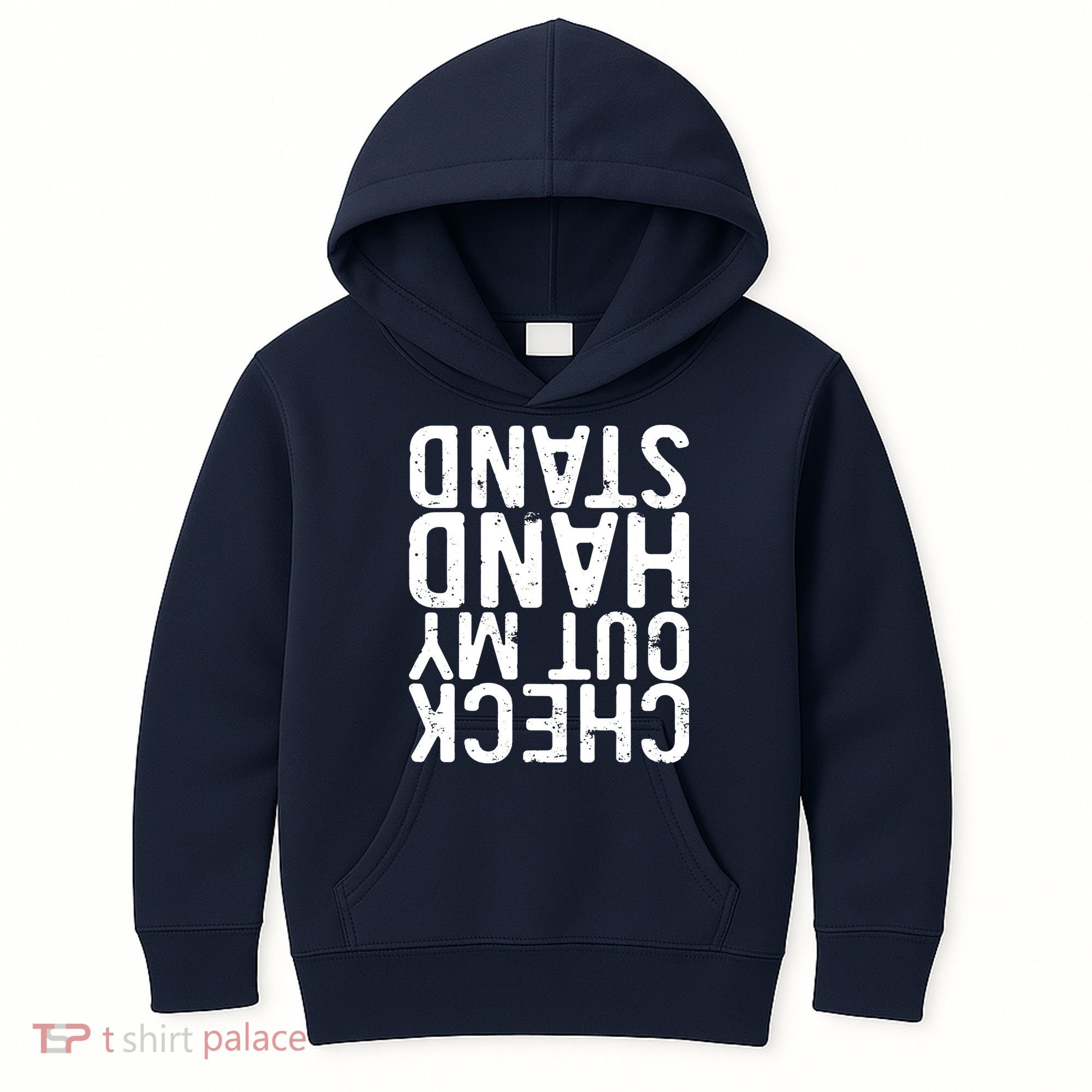 Check Out My Handstand Funny Gymnastics Kids Hoodie