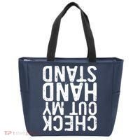 Check Out My Handstand Funny Gymnastics Tote Bag thumb 0