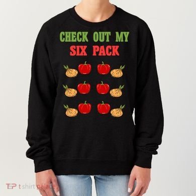 Check Out My Six 6 Pack Onion Paprika Weightlift Gift Women's Sweatshirt