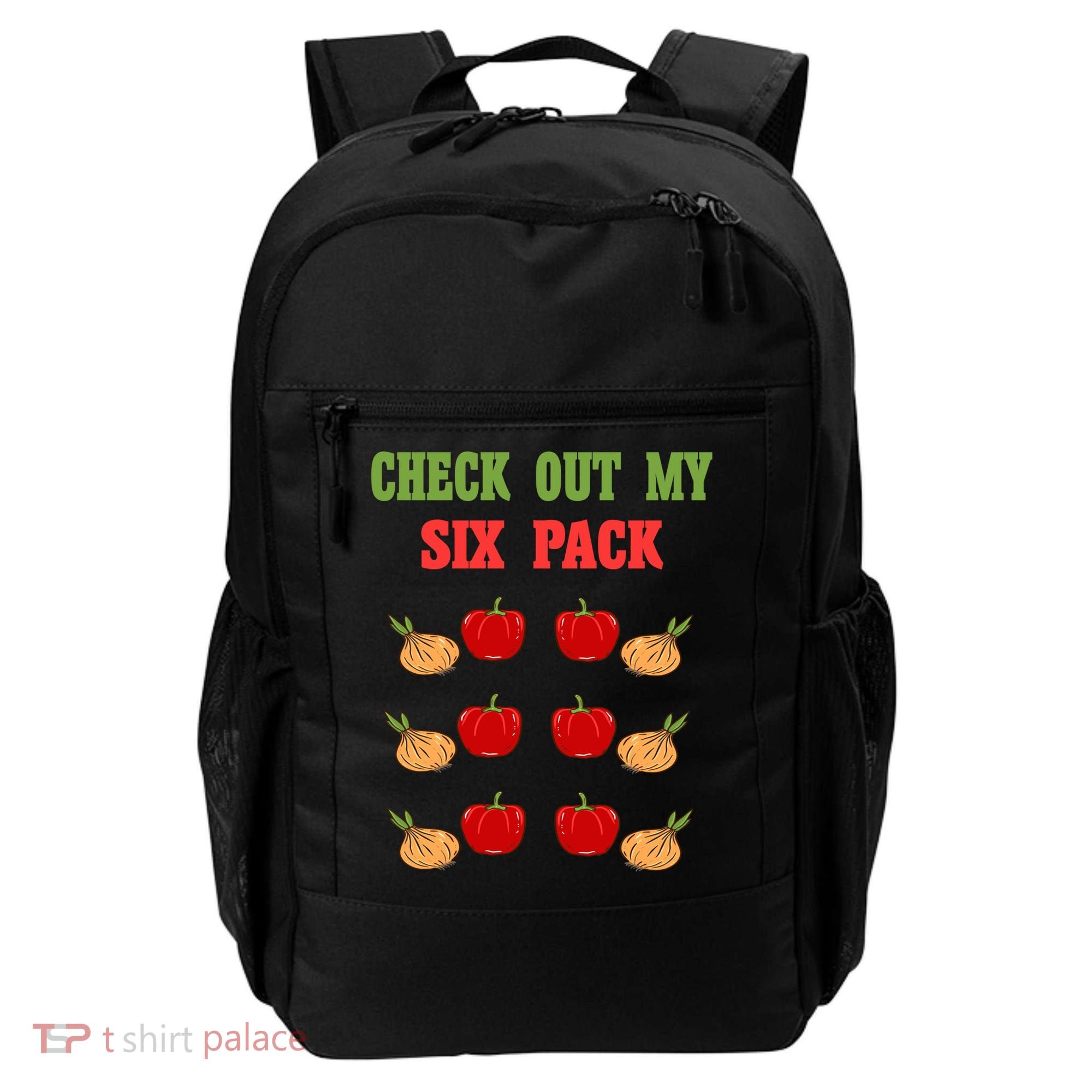 Check Out My Six 6 Pack Onion Paprika Weightlift Gift Backpack
