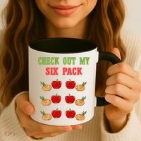Check Out My Six 6 Pack Onion Paprika Weightlift Gift Coffee Mug thumb 3