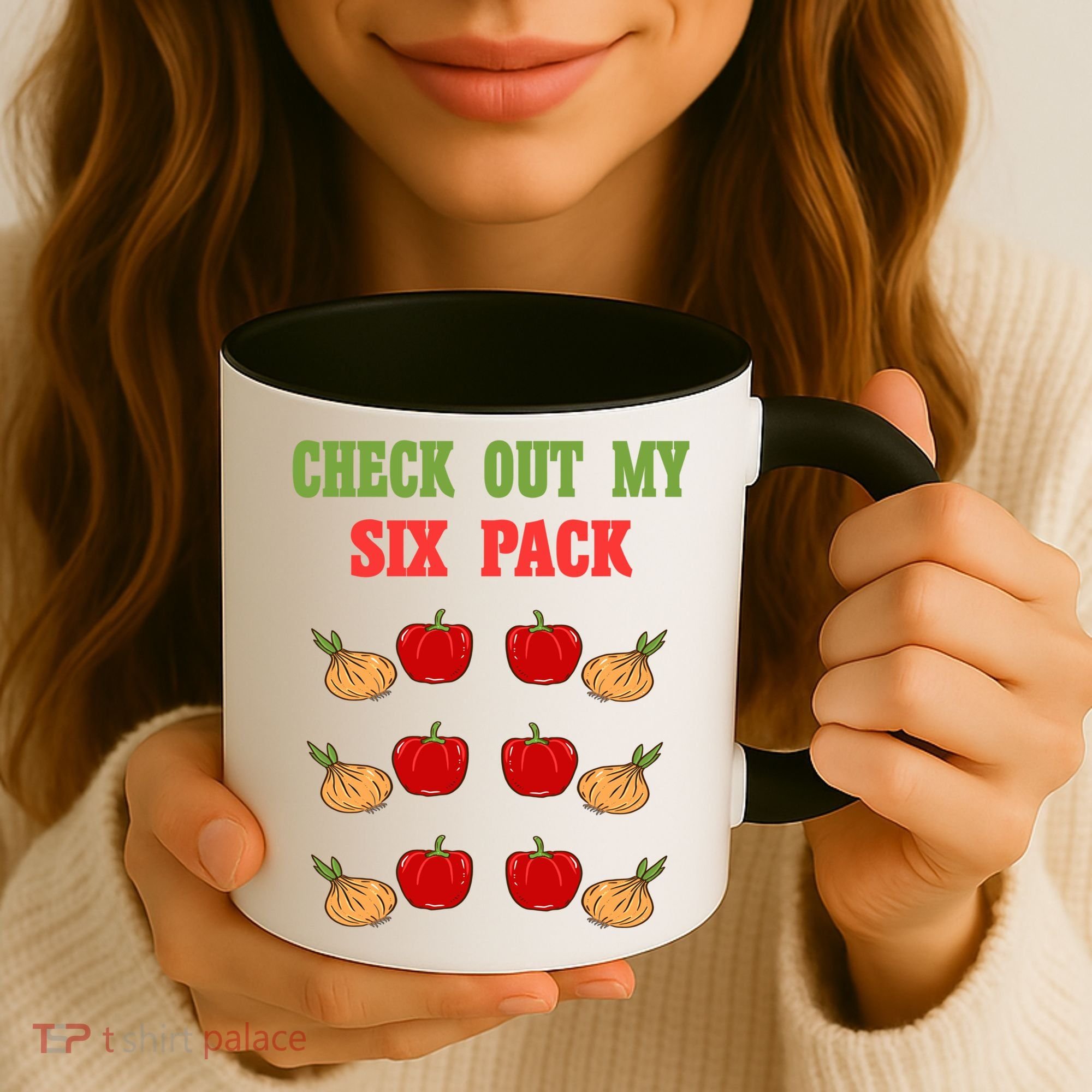 Check Out My Six 6 Pack Onion Paprika Weightlift Gift Coffee Mug