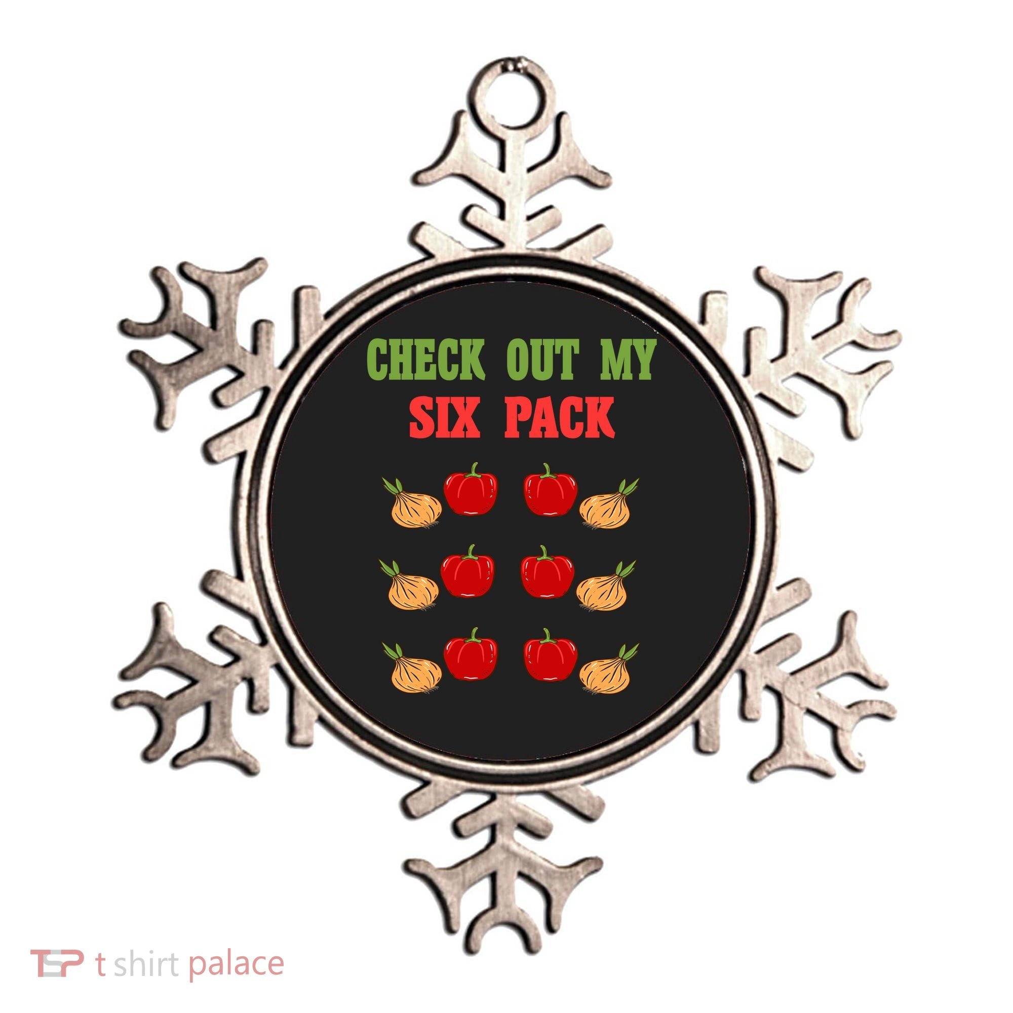 Check Out My Six 6 Pack Onion Paprika Weightlift Gift Ornament