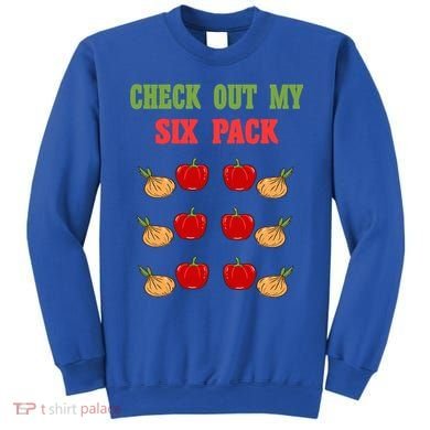 Check Out My Six 6 Pack Onion Paprika Weightlift Gift Sweatshirt