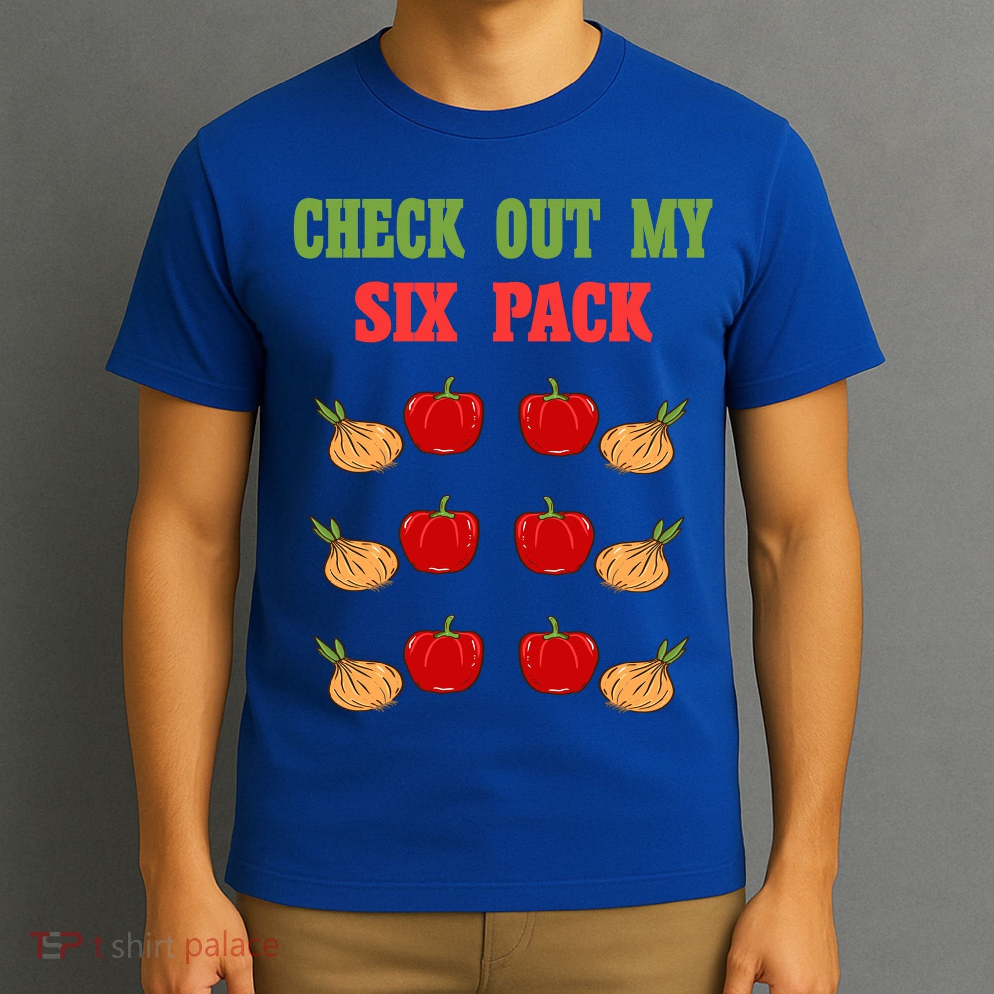 Check Out My Six 6 Pack Onion Paprika Weightlift Gift T-Shirt