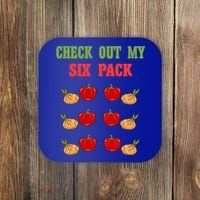 Check Out My Six 6 Pack Onion Paprika Weightlift Gift Coaster thumb 0