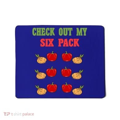 Check Out My Six 6 Pack Onion Paprika Weightlift Gift Mousepad