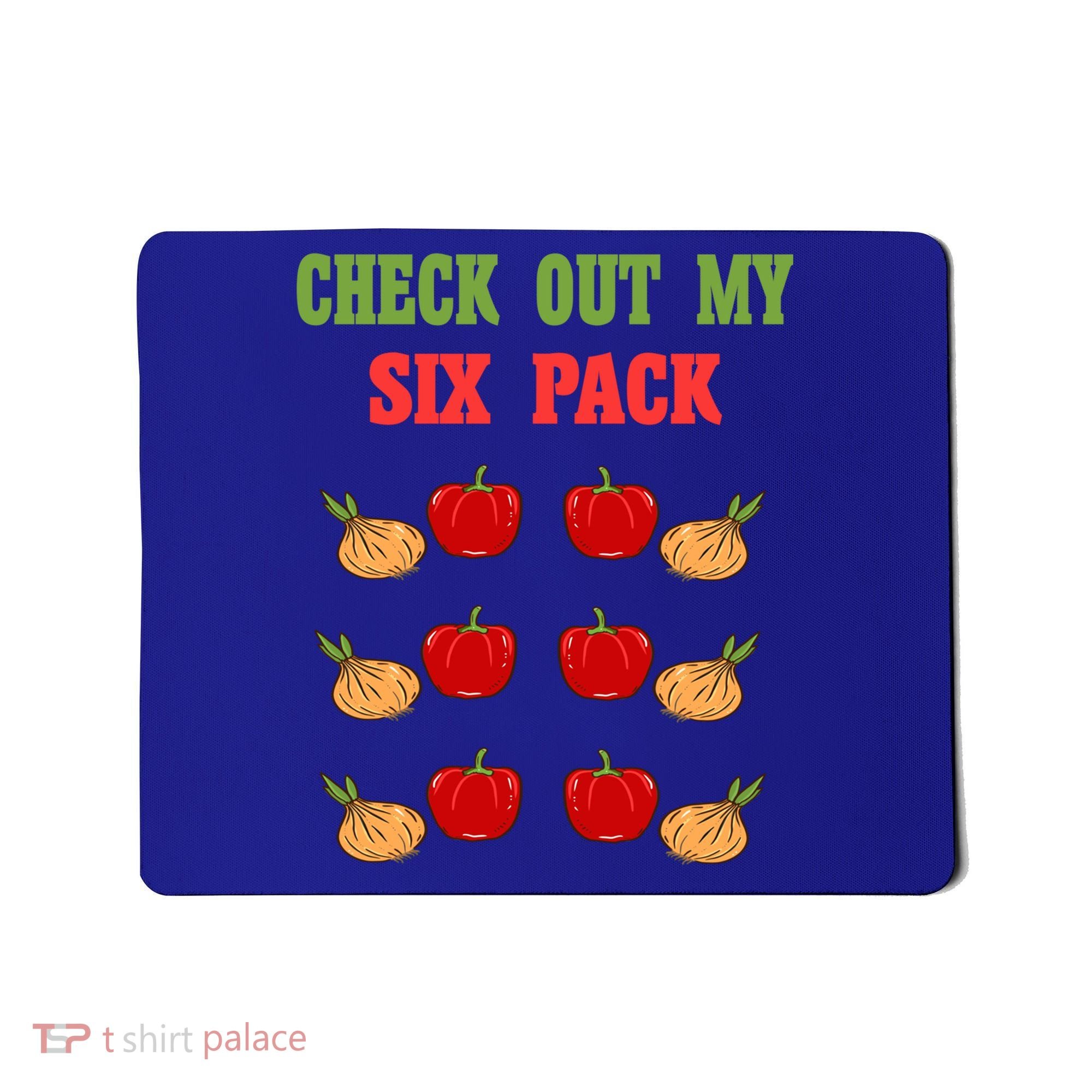 Check Out My Six 6 Pack Onion Paprika Weightlift Gift Mousepad
