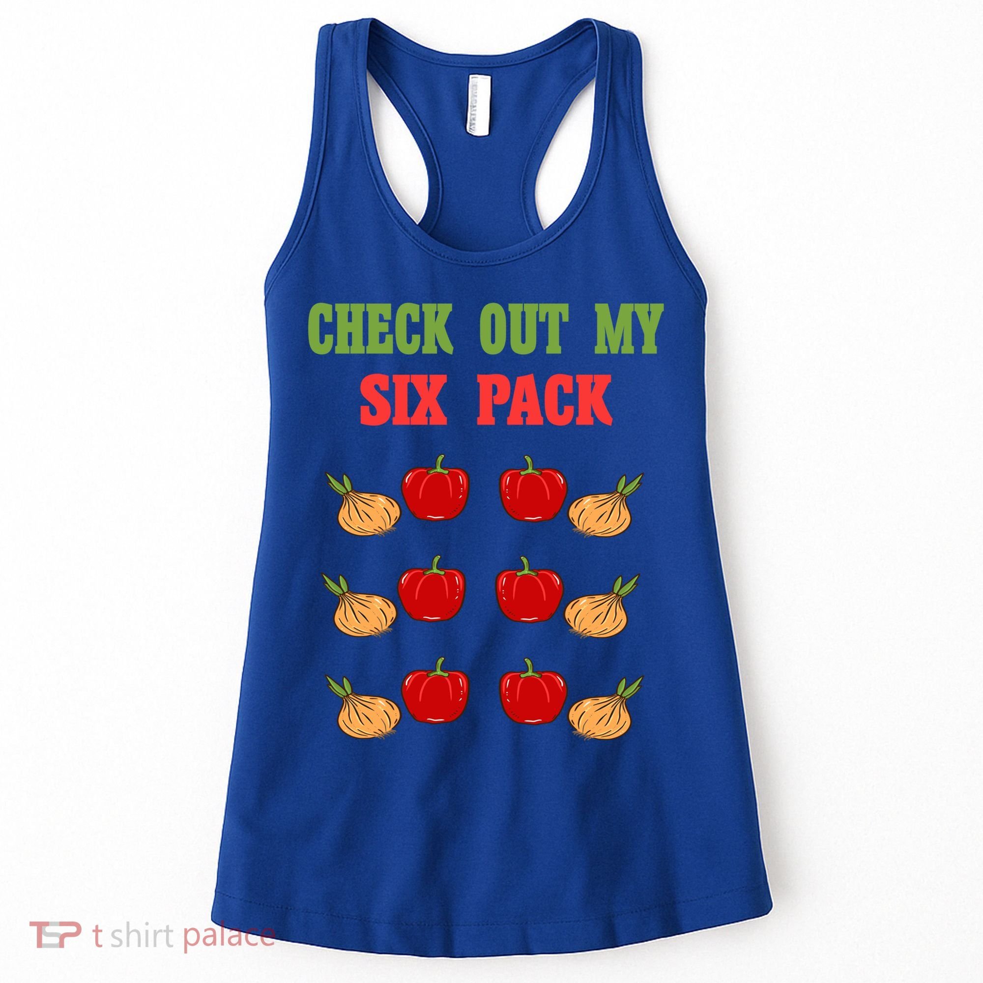 Check Out My Six 6 Pack Onion Paprika Weightlift Gift Women's Tank Top