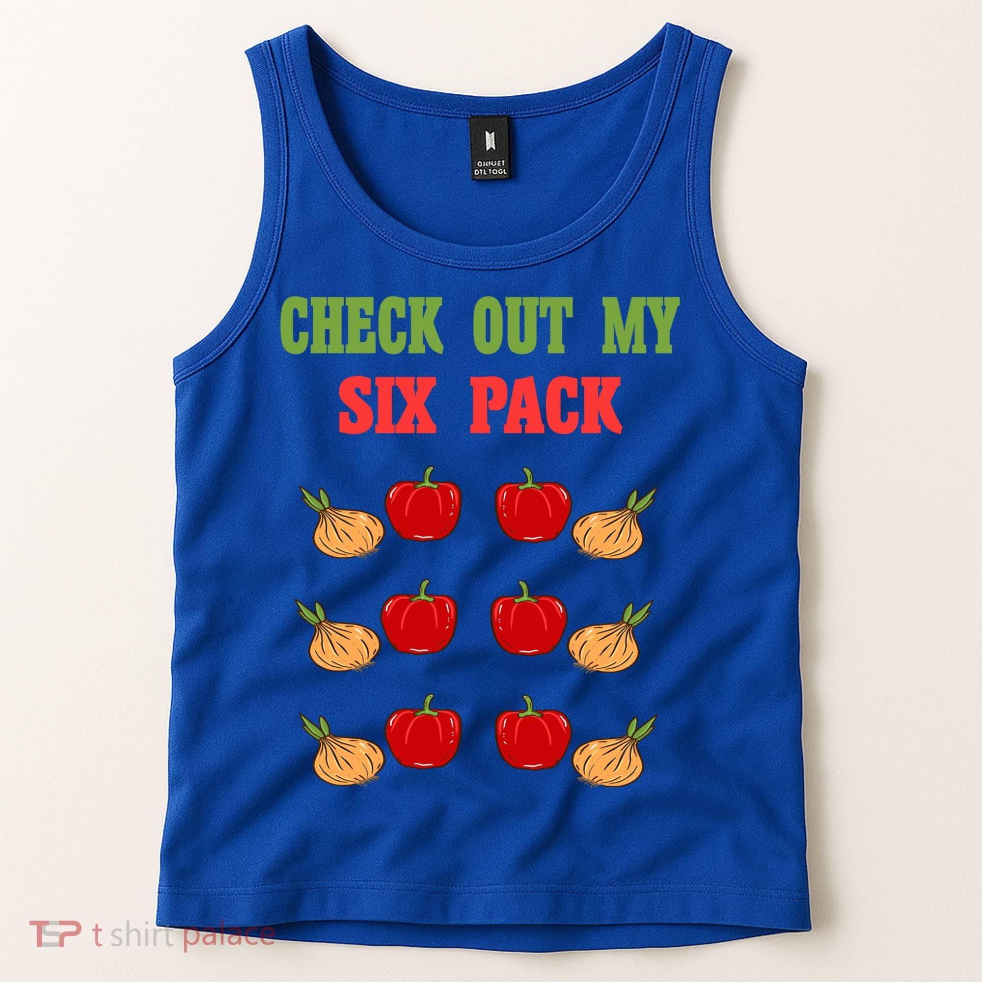 Check Out My Six 6 Pack Onion Paprika Weightlift Gift Tank Top