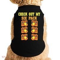 Check Out My Six 6 Pack Waffle Weightlifting 'S 'S Cool Gift Doggie Tank thumb 0