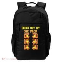 Check Out My Six 6 Pack Waffle Weightlifting 'S 'S Cool Gift Backpack thumb 0