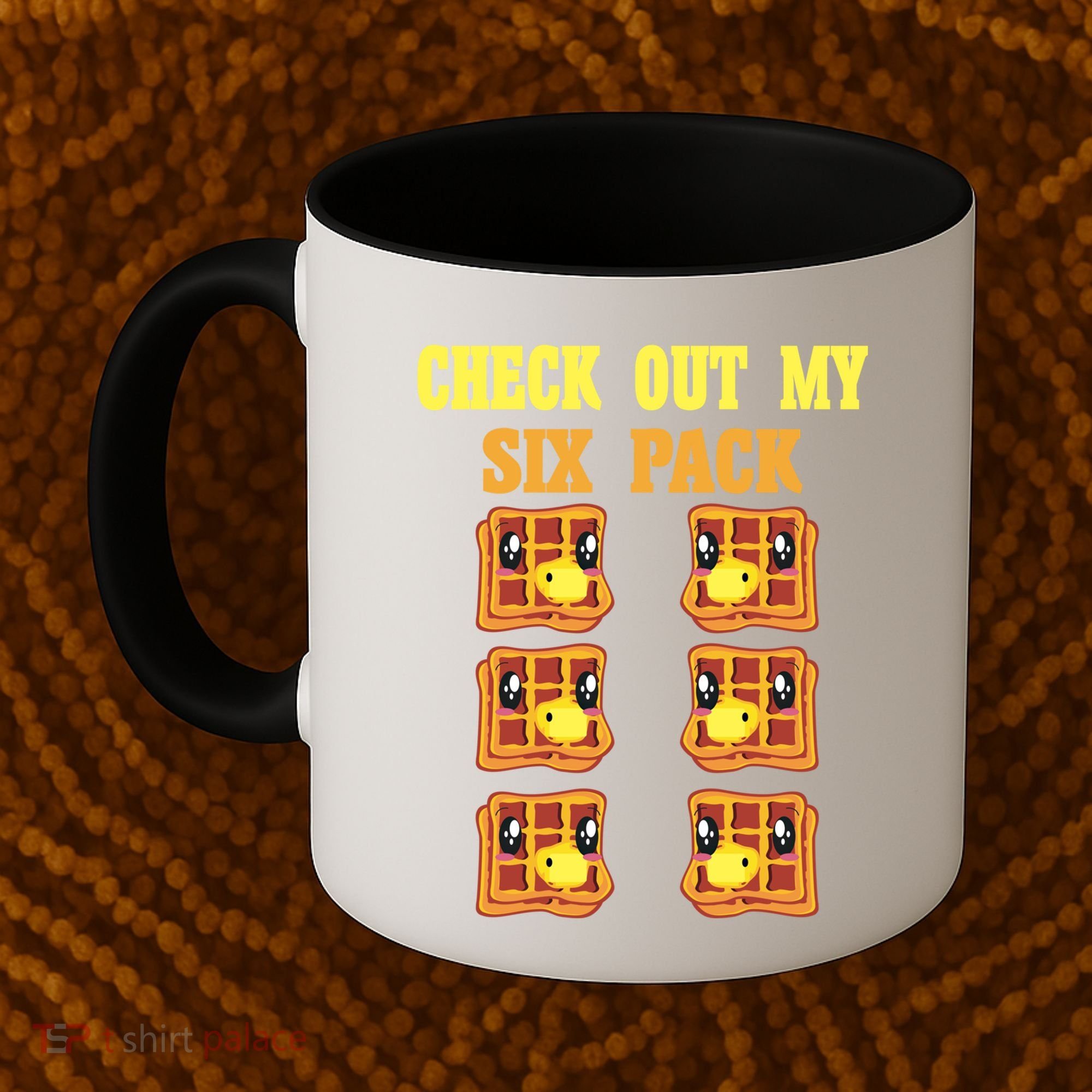 Check Out My Six 6 Pack Waffle Weightlifting 'S 'S Cool Gift Coffee Mug