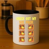 Check Out My Six 6 Pack Waffle Weightlifting 'S 'S Cool Gift Coffee Mug thumb 4