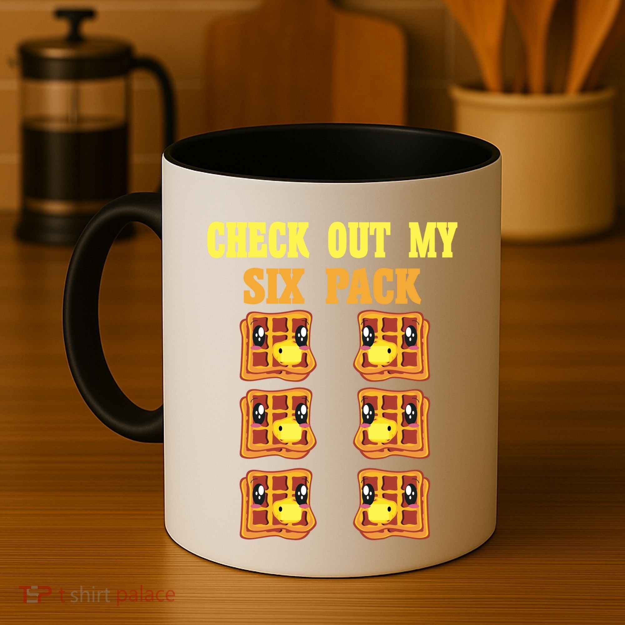Check Out My Six 6 Pack Waffle Weightlifting 'S 'S Cool Gift Coffee Mug