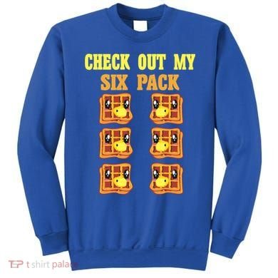 Check Out My Six 6 Pack Waffle Weightlifting 'S 'S Cool Gift Sweatshirt