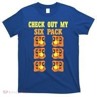 Check Out My Six 6 Pack Waffle Weightlifting 'S 'S Cool Gift T-Shirt thumb 0