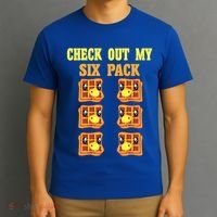 Check Out My Six 6 Pack Waffle Weightlifting 'S 'S Cool Gift T-Shirt thumb 3