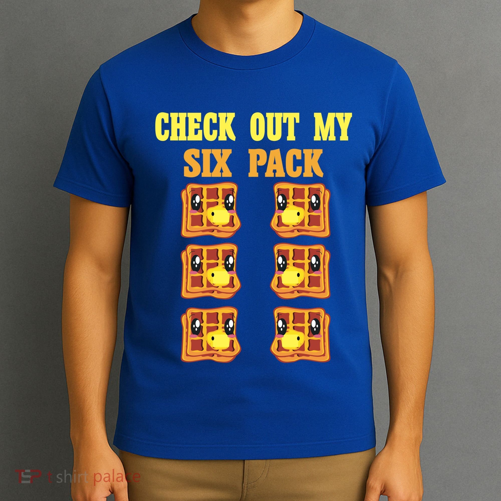 Check Out My Six 6 Pack Waffle Weightlifting 'S 'S Cool Gift T-Shirt