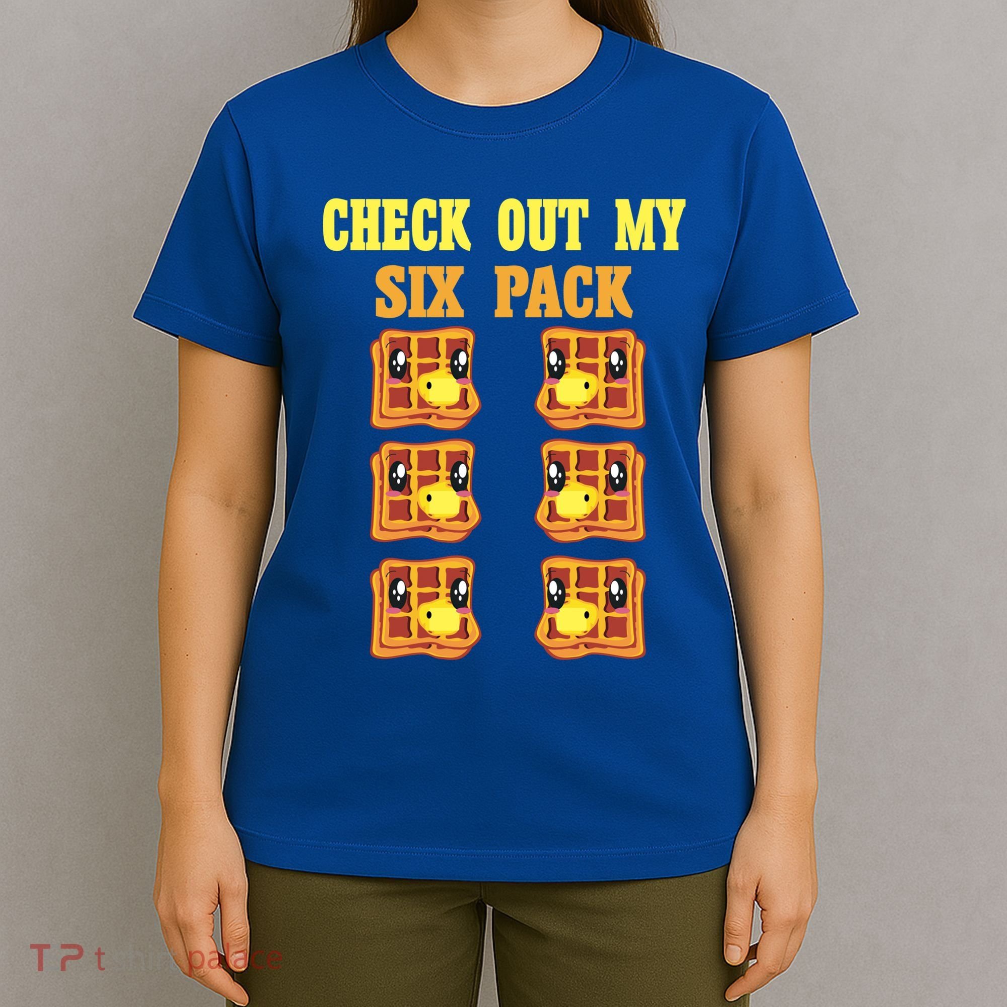 Check Out My Six 6 Pack Waffle Weightlifting 'S 'S Cool Gift T-Shirt