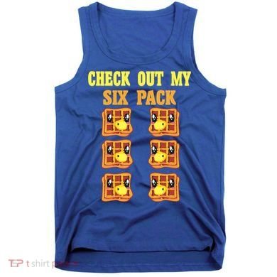 Check Out My Six 6 Pack Waffle Weightlifting 'S 'S Cool Gift Tank Top