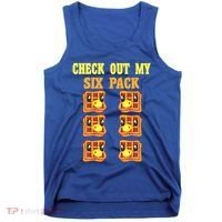 Check Out My Six 6 Pack Waffle Weightlifting 'S 'S Cool Gift Tank Top thumb 0