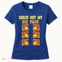 Check Out My Six 6 Pack Waffle Weightlifting 'S 'S Cool Gift Women's T-Shirt thumb 0