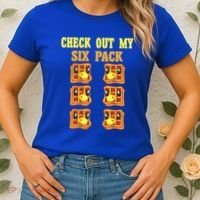 Check Out My Six 6 Pack Waffle Weightlifting 'S 'S Cool Gift Women's T-Shirt thumb 2