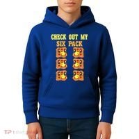 Check Out My Six 6 Pack Waffle Weightlifting 'S 'S Cool Gift Kids Hoodie thumb 4
