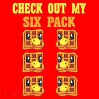 Check Out My Six 6 Pack Waffle Weightlifting 'S 'S Cool Gift Santa Hat thumb 1