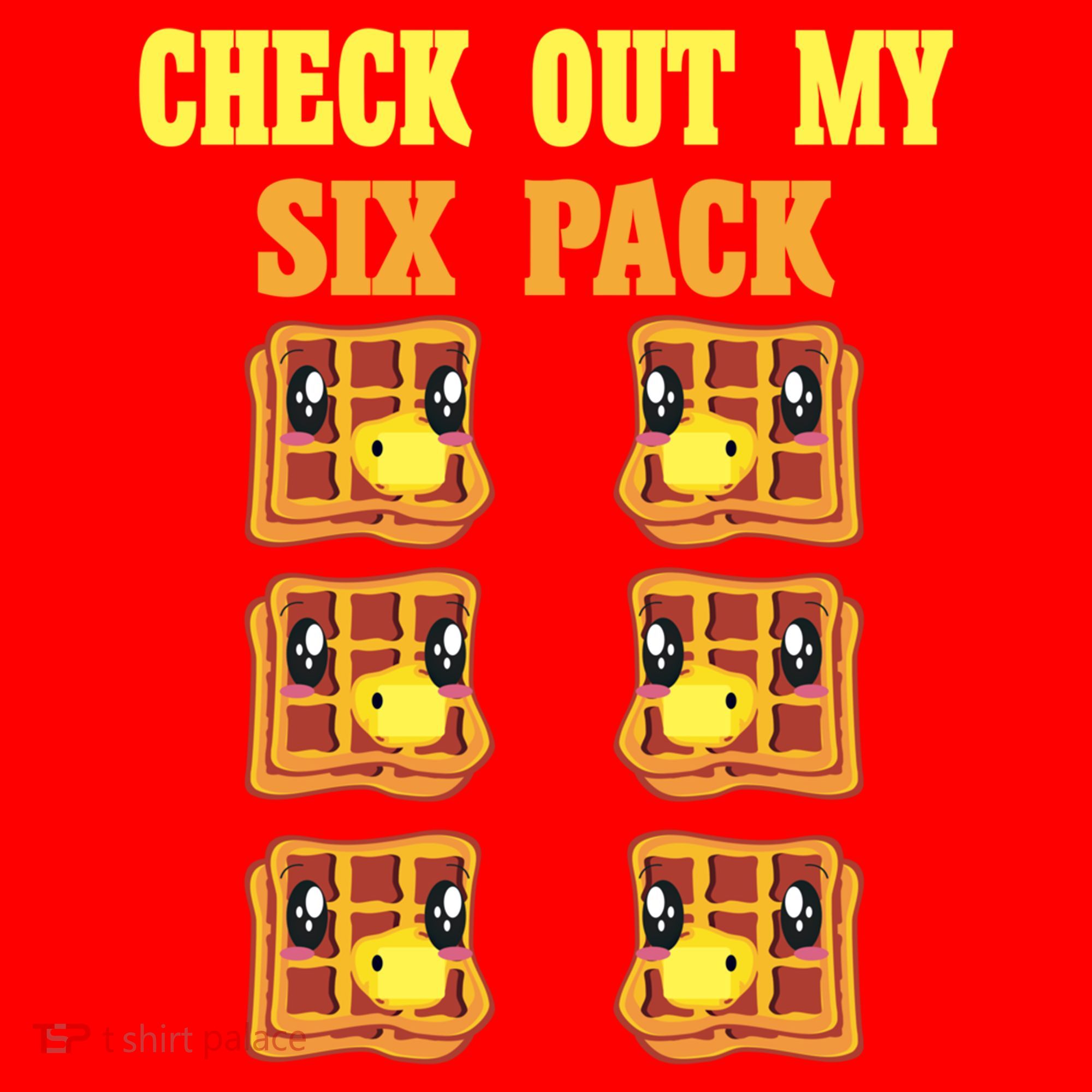 Check Out My Six 6 Pack Waffle Weightlifting 'S 'S Cool Gift Santa Hat