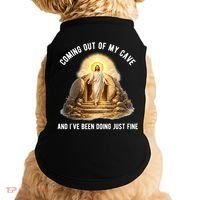 Coming Out My Cave Jesus Resurrection Doggie Tank thumb 0
