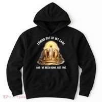 Coming Out My Cave Jesus Resurrection Hoodie thumb 0
