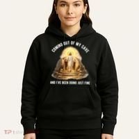 Coming Out My Cave Jesus Resurrection Hoodie thumb 5