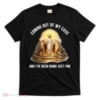 Coming Out My Cave Jesus Resurrection T-Shirt thumb 0