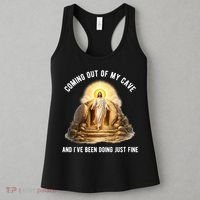 Coming Out My Cave Jesus Resurrection Women's Tank Top thumb 3