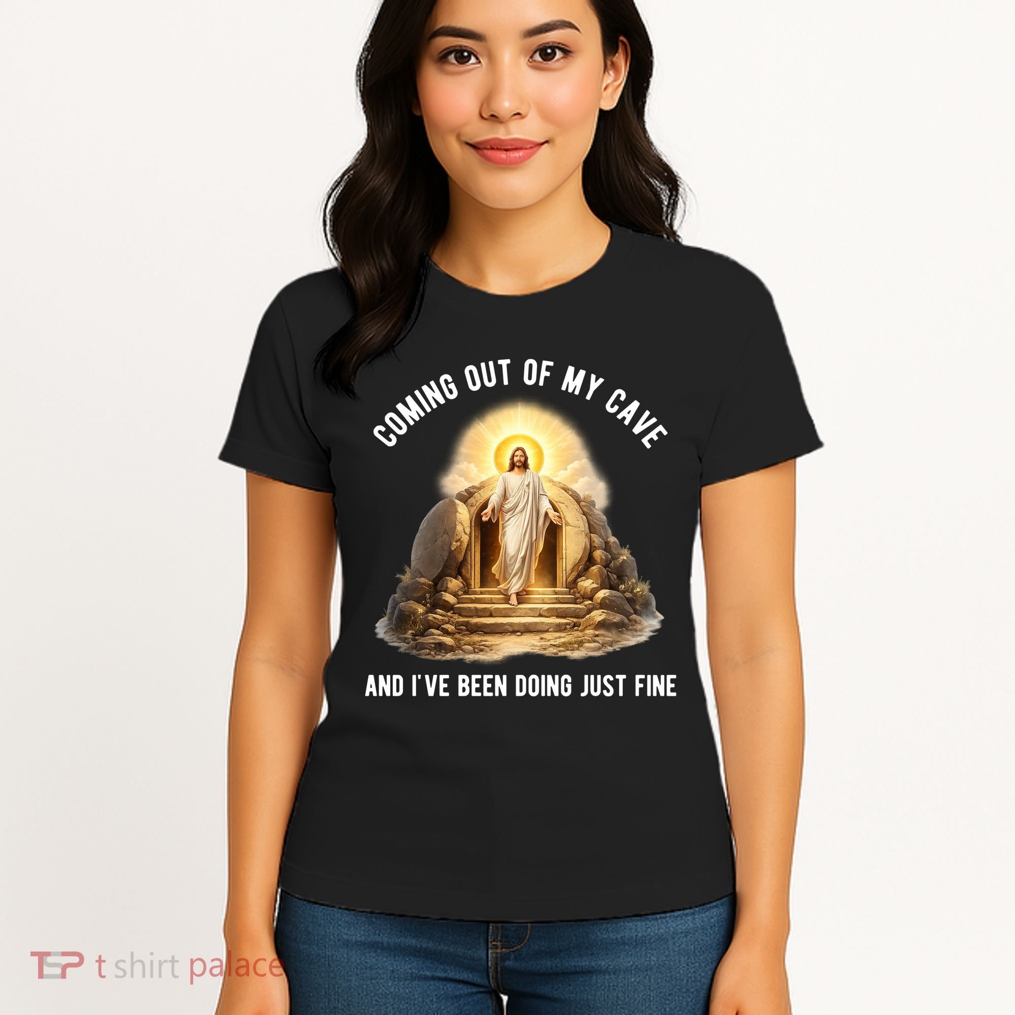 Coming Out My Cave Jesus Resurrection Women's T-Shirt