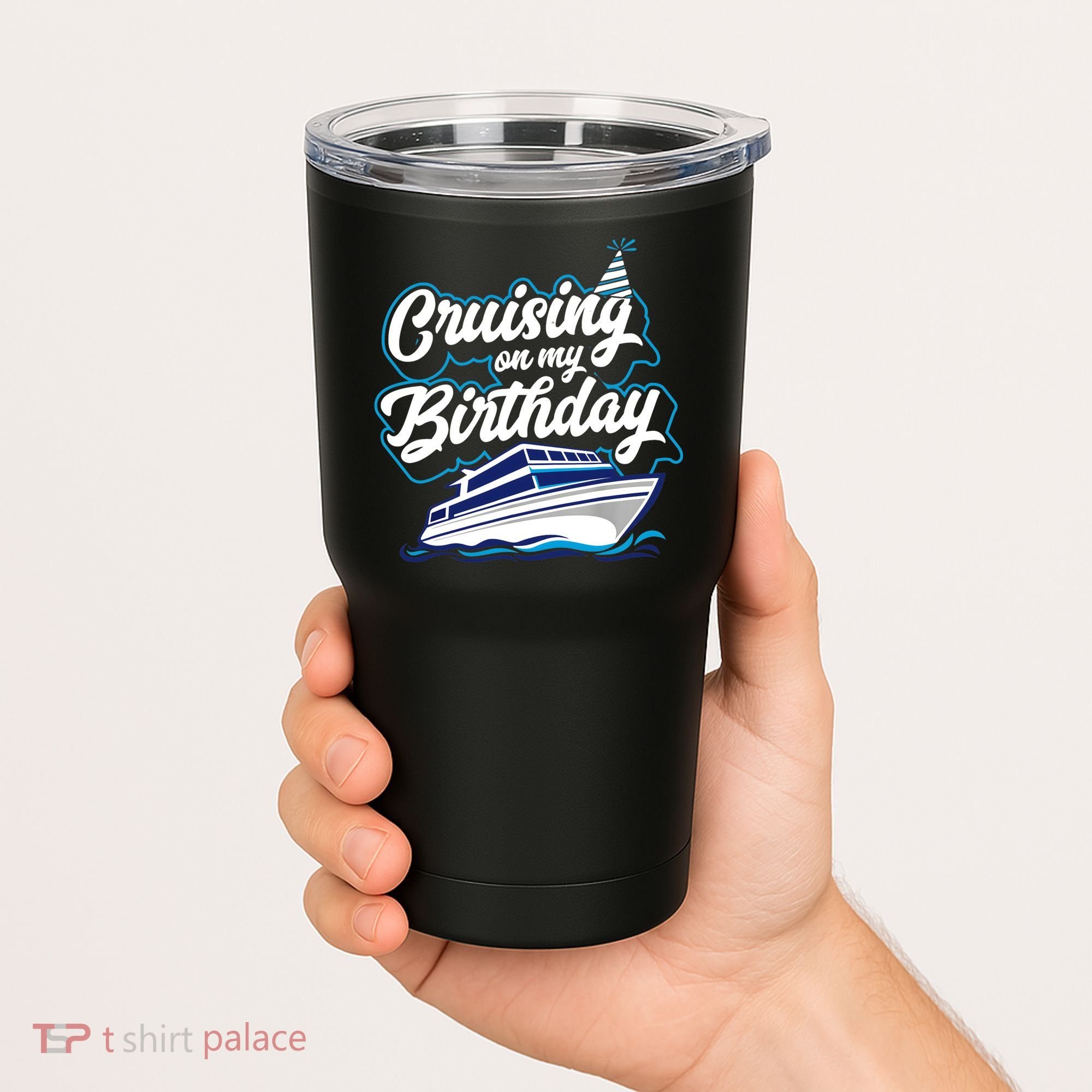 Cruising On My Birthday Cruise Trip Vacation Birthday Party Tumbler