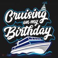 Cruising On My Birthday Cruise Trip Vacation Birthday Party Ornament thumb 1
