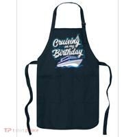 Cruising On My Birthday Cruise Trip Vacation Birthday Party Apron thumb 0