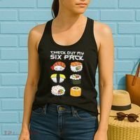 Check Out My Six Pack Funny Japanese Sushi Women's Tank Top thumb 2